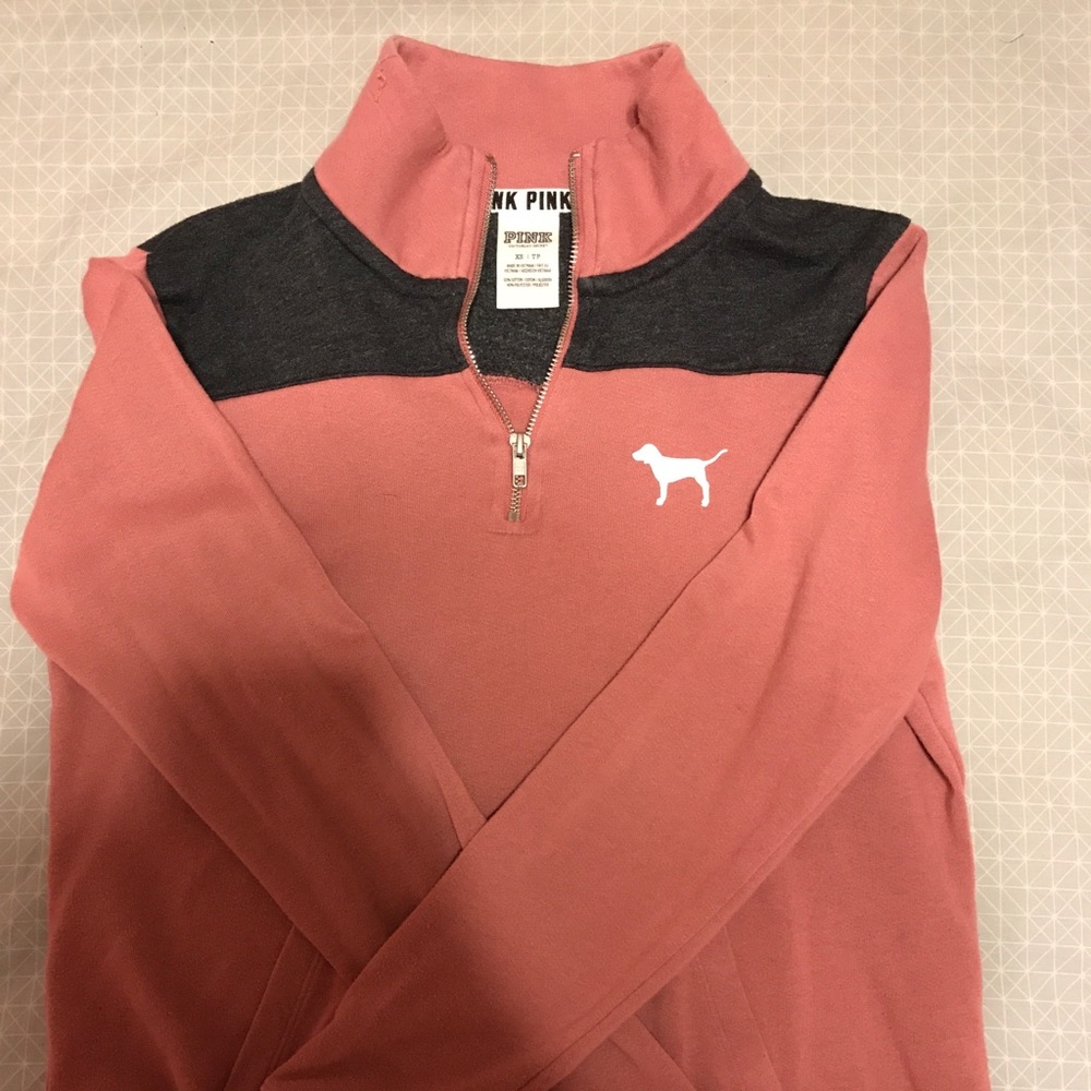 Pink Quarter Zip